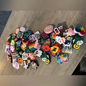 Variety lot of 54 silicone beads